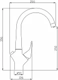 Смеситель Steel Hammer SH 815 BLACK BR для кухонной мойки фото 2