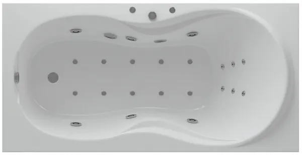 Акриловая ванна Aquatek Мартиника 180x90 MAR180-0000068 слив слева фото 2