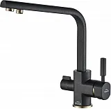Смеситель Steel Hammer SH 909 BLACK BR для кухонной мойки фото 1