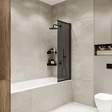 Шторка на ванну Terminus Ното 1CS150х90BT фото 4