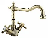 Смеситель Timo Nelson 0143FK Antique для кухонной мойки фото 1