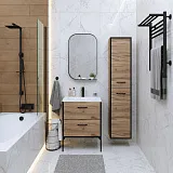 Зеркало Grossman Неро 50x80 с полочкой фото 2