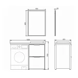 Зеркало Comforty Лозанна 55x80 00-00009575CF фото 3