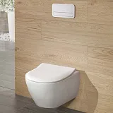 Унитаз Villeroy & Boch Subway 2.0 5614 R201 подвесной безободковый с микролифтом фото 3
