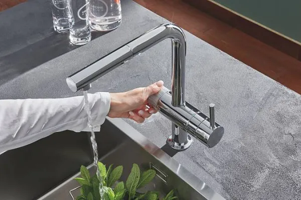 Смеситель Grohe Blue Pure Minta 31721000 для кухонной мойки фото 7