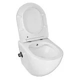 Унитаз Azario Allegro AZ-3105B подвесной безободковый с сиденьем микролифт фото 3