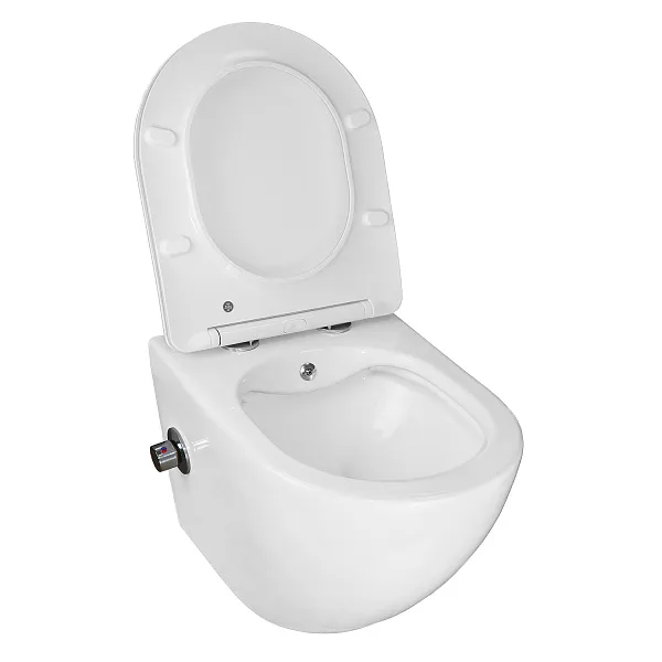 Унитаз Azario Allegro AZ-3105B подвесной безободковый с сиденьем микролифт фото 3