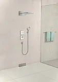 Термостат Hansgrohe ShowerSelect Glass Highflow 15735400 для душа с внутренней частью фото 3