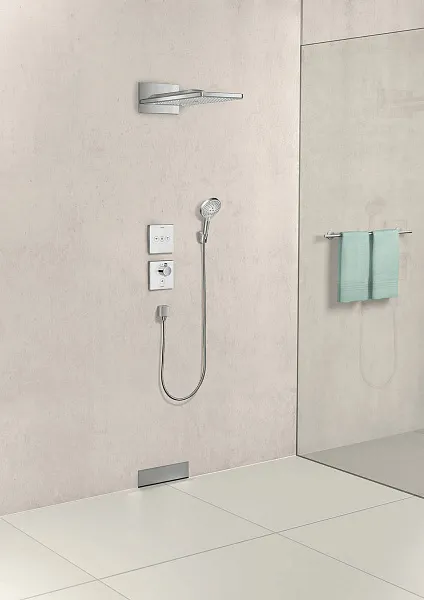 Термостат Hansgrohe ShowerSelect Glass Highflow 15735400 для душа с внутренней частью фото 3
