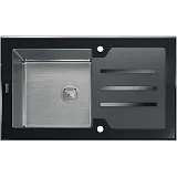 Кухонная мойка Tolero Ceramic Glas TG-860 86 Черная фото 1