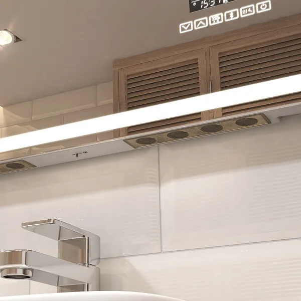 Зеркало Vigo Geometry Media Voice 70x120 4640027149021 с подсветкой фото 5