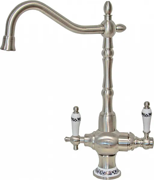 Смеситель ZorG Sanitary ZR 336 YF-50 SATIN для кухонной мойки фото 1