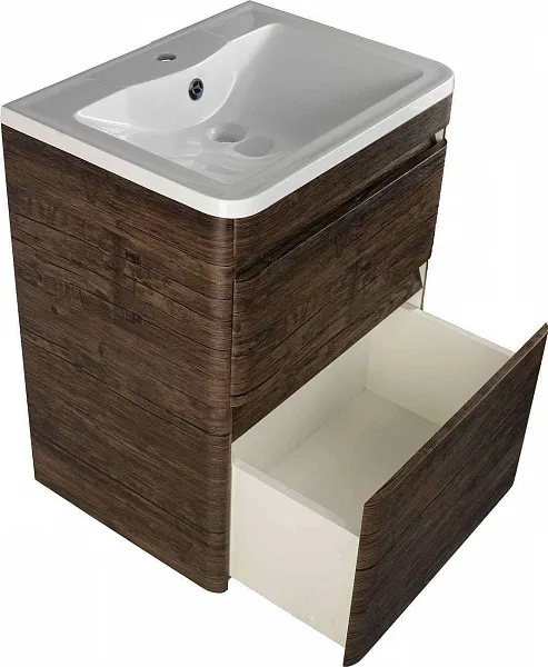 Тумба с раковиной Style Line Атлантика 60 напольная фото 3