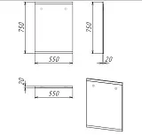Зеркало Grossman Бруно 55x75 фото 3
