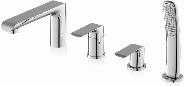 Смеситель Ravak Flat FL 026.00 X070120 на борт ванны фото 1