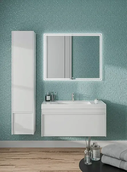 Зеркало Kerama Marazzi Mio 100x80 MIO.mi.100\WHT с подсветкой фото 2