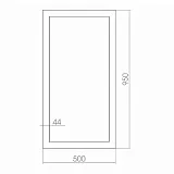 Зеркало Mixline Феникс 95x50 4620001985074 фото 2