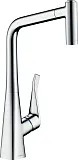 Смеситель Hansgrohe Metris M71 14820000 для кухонной мойки фото 1