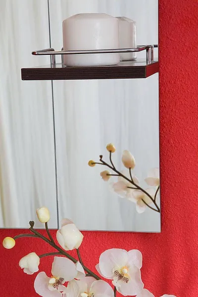 Зеркало Бриклаер Бали 90x102 4627125411861 с полочкой и подсветкой фото 5