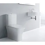 Унитаз-компакт Azario Blaise AZ-55-1 напольный безободковый с сиденьем микролифт фото 16