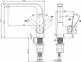 Смеситель BelBagno Ancora ANC-LAM-CRM для кухонной мойки фото 2