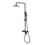 Душевая стойка Lemark Bronx LM3760BL со смесителем фото 1
