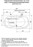 Акриловая ванна Aquatek Мелисса 180x95 MEL180-0000031 вклеенный каркас фото 8