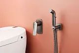 Гигиенический душ Lemark Bronx LM3719GM  со смесителем фото 3
