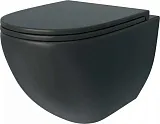 Унитаз подвесной Teymi Milana S W00080 подвесной безободковый с микролифтом фото 6
