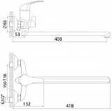 Смеситель Rossinka A A35-32 универсальный фото 2