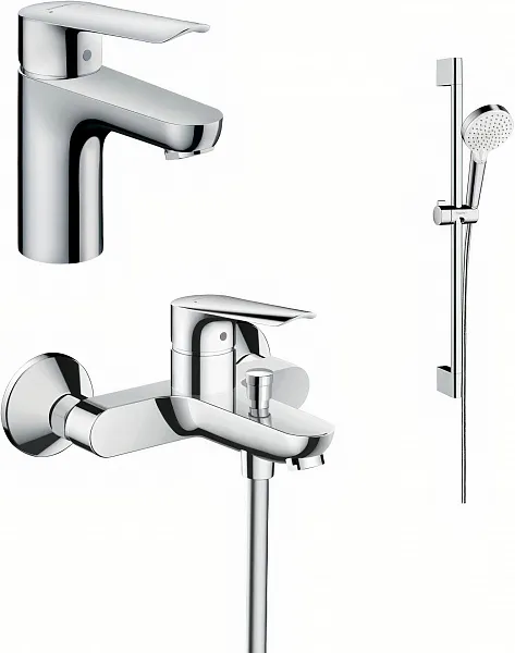 Комплект смесителей Hansgrohe Logis E 71178000/71415000/26532400 3 в 1 фото 1
