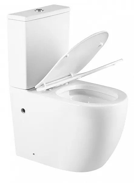 Унитаз-компакт Vincea Evo VT2-34 напольный безободковый с микролифтом фото 5