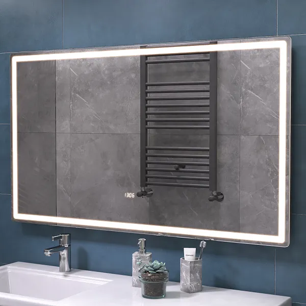 Зеркало Vigo Geometry Luxe 70x120 4630297361827 с подсветкой фото 6