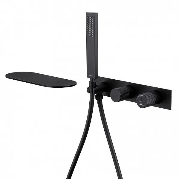 Смеситель для ванны с душем ABBER Rund AF8731B фото 1