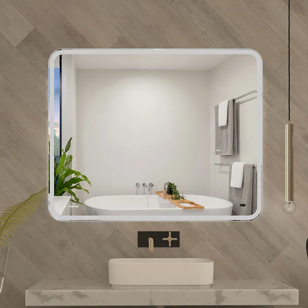 Зеркало Mixline Турин-2 80x100 4610259063600 с подсветкой фото 4