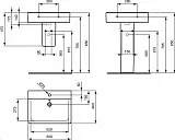 Раковина Ideal Standard Connect Cube 65 см E773001 фото 4