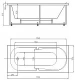 Акриловая ванна Aquatek Лея 170x75 LEY170-0000045 фото 5