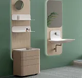 Смеситель Creavit Foglia FG1401 для раковины с внутренней частью фото 3