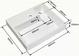 Раковина СаНта Юпитер 60 см 900117 фото 4