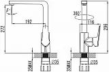Смеситель Iddis Harizma HARSBL0i05 для кухонной мойки фото 6