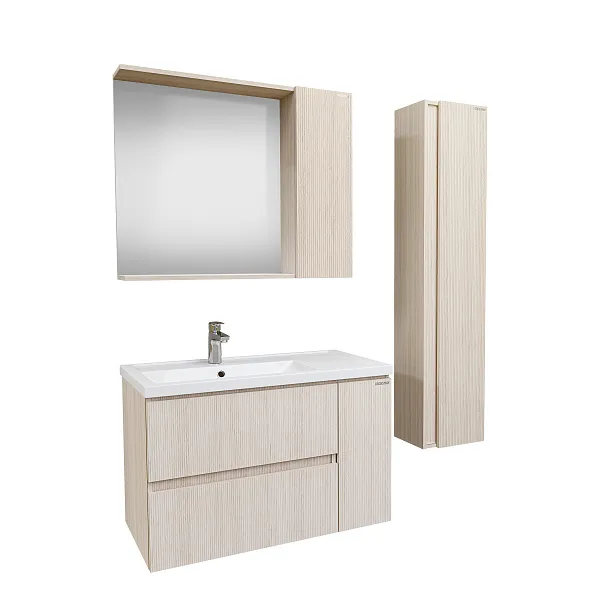 Зеркало-шкаф Grossman Юнит 80x70 Кадена лайт фото 1