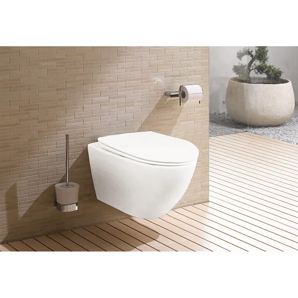 Унитаз Azario Fatto AZ-1049WS подвесной безободковый с сиденьем микролифт фото 14