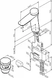 Термостат Am.Pm Inspire V2.0 F50A82400 TouchReel для раковины электронный с донным клапаном фото 8