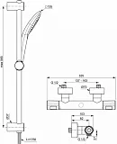 Термостат Ideal Standard Ceratherm T100 A7235AA для душа фото 2