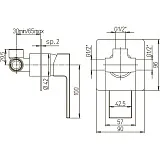 Встраиваемый смеситель PAINI Grazia 21CR690 фото 3