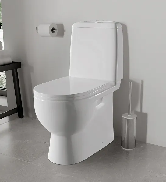 Унитаз-компакт Sanita Luxe Best WC.CC/Best/2-DM/WHT.G/S1 напольный с сиденьем микролифт фото 9