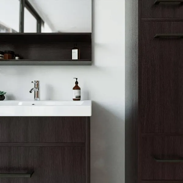 Зеркало Бриклаер Чили 80x90 4627125415067 с полочкой и подсветкой фото 2