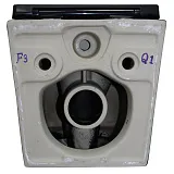 Унитаз Azario AZ-0052-UQ1MB подвесной безободковый с сиденьем микролифт фото 10