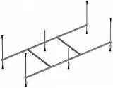 Монтажный набор для ванны Am.Pm Gem 170x70 W90A-170-070W-R фото 1