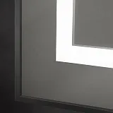 Зеркало BelBagno Kraft 90x80 SPC-KRAFT-900-800-SENS-NERO с подсветкой фото 6